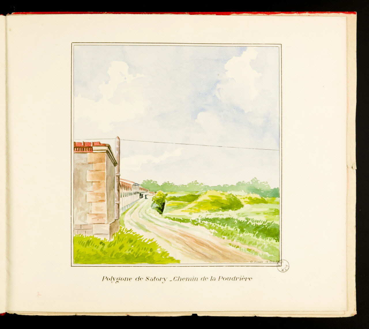 Simon G. partie d'un ensemble de dessins carnet de dessins 1897 1975.101.1.24 Photo