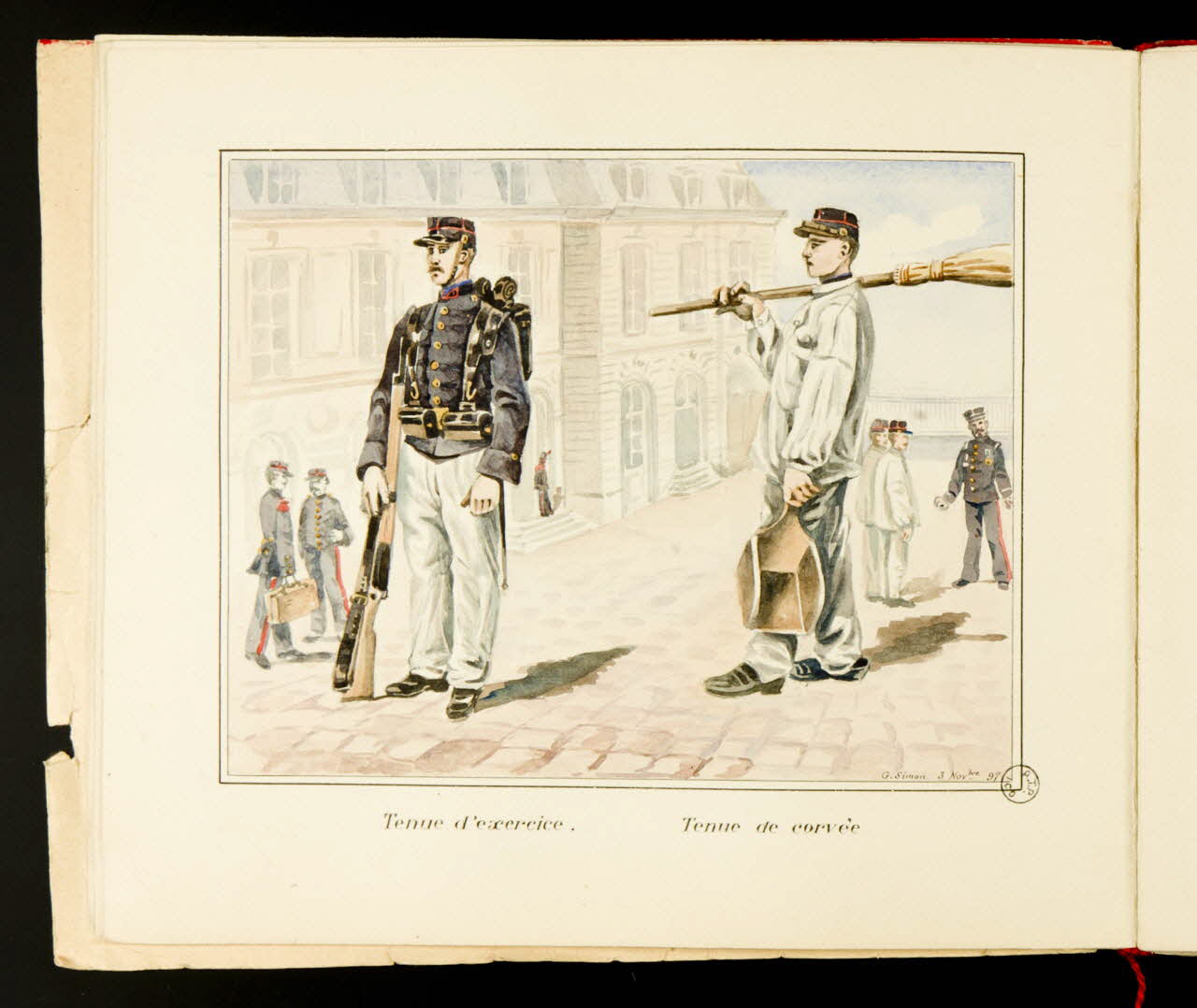 Simon G. partie d'un ensemble de dessins carnet de dessins 1897 1975.101.1.4 Photo