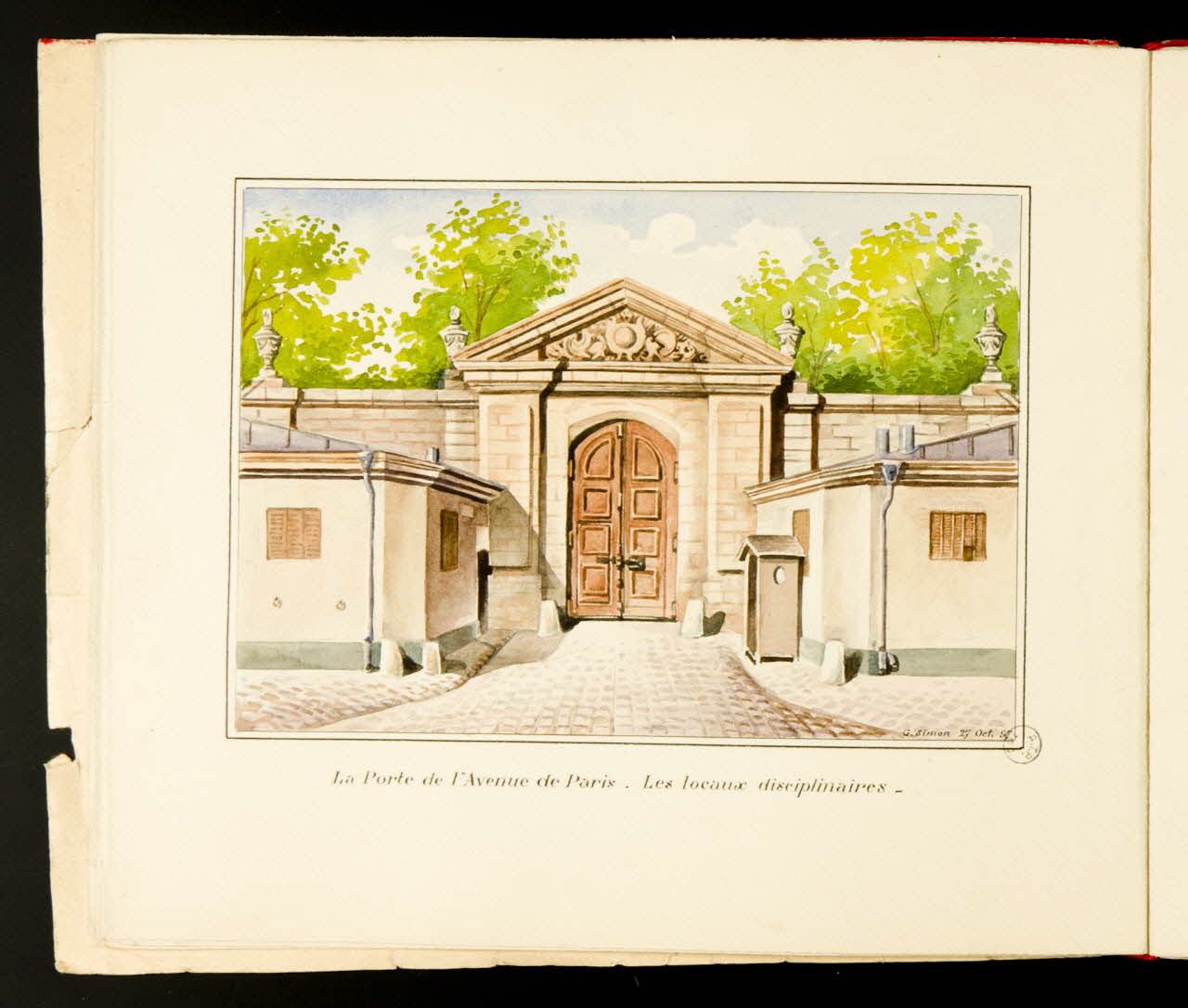 Simon G. partie d'un ensemble de dessins carnet de dessins 1897 1975.101.1.7 Photo
