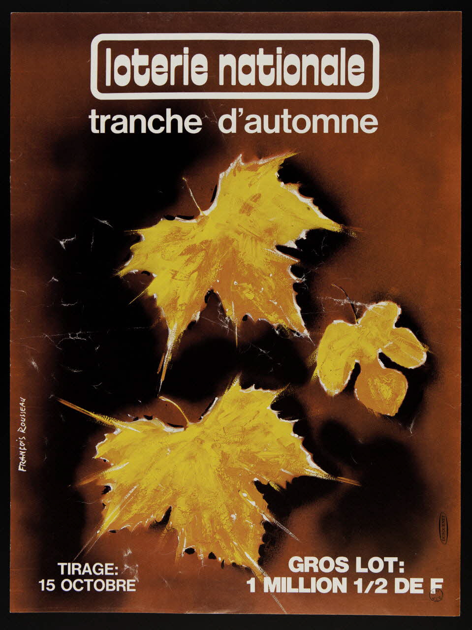 estampe loterie nationale  tranche d'automne 1975.103.118 Photo