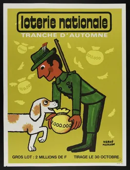 estampe loterie nationale  TRANCHE D'AUTOMNE 1975.103.121  Photo
