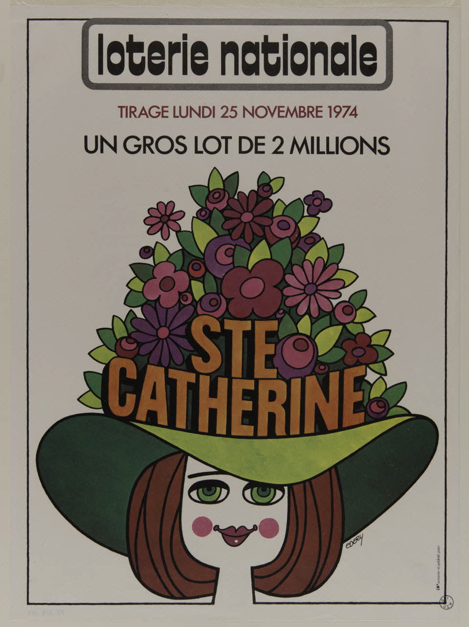 estampe loterie nationale 1975.103.126 Photo