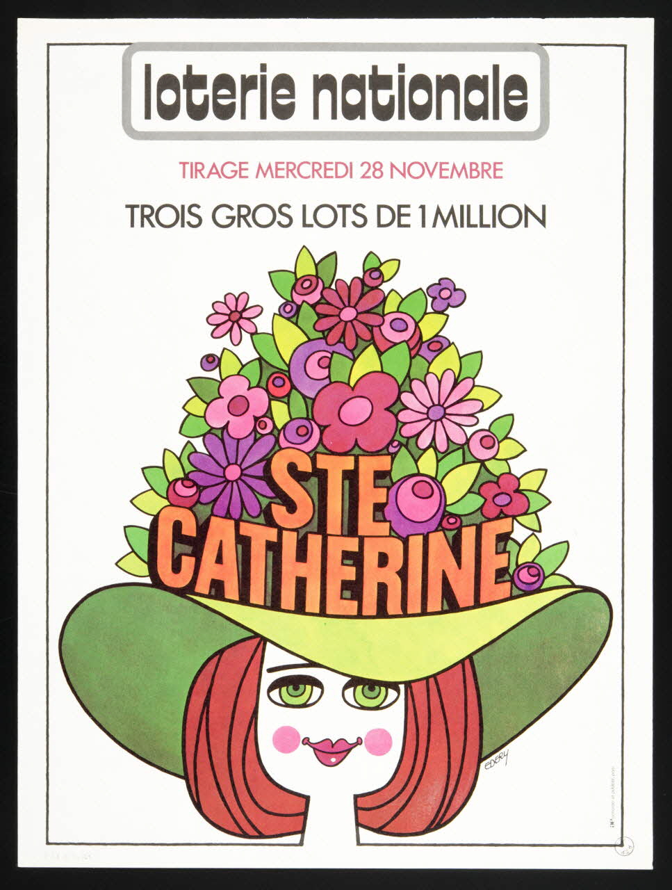 estampe loterie nationale  STE  CATHERINE 1975.103.129 Photo
