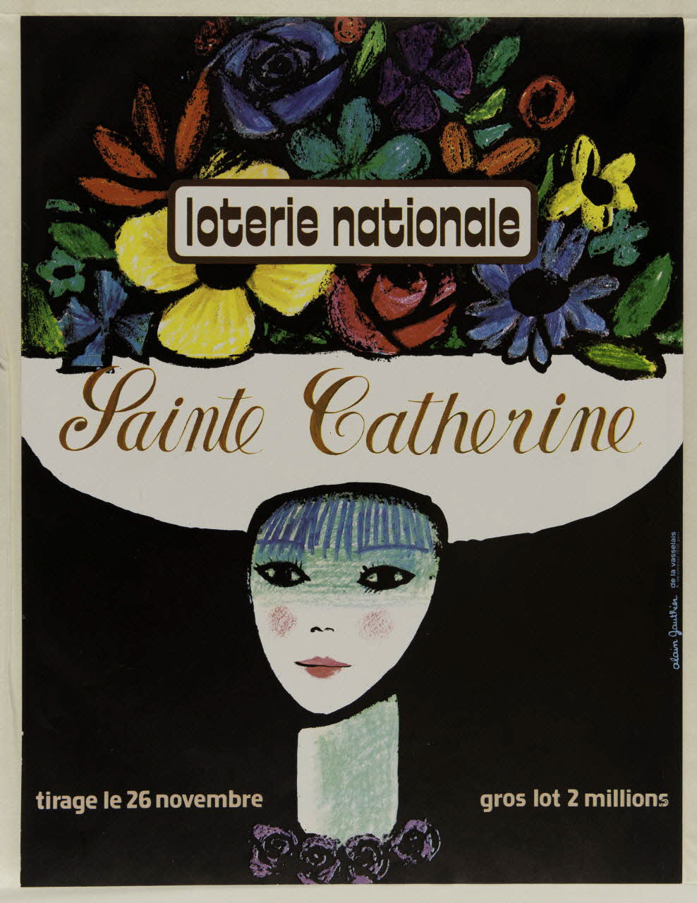 estampe loterie nationale  Sainte Catherine 1975.103.131 Photo