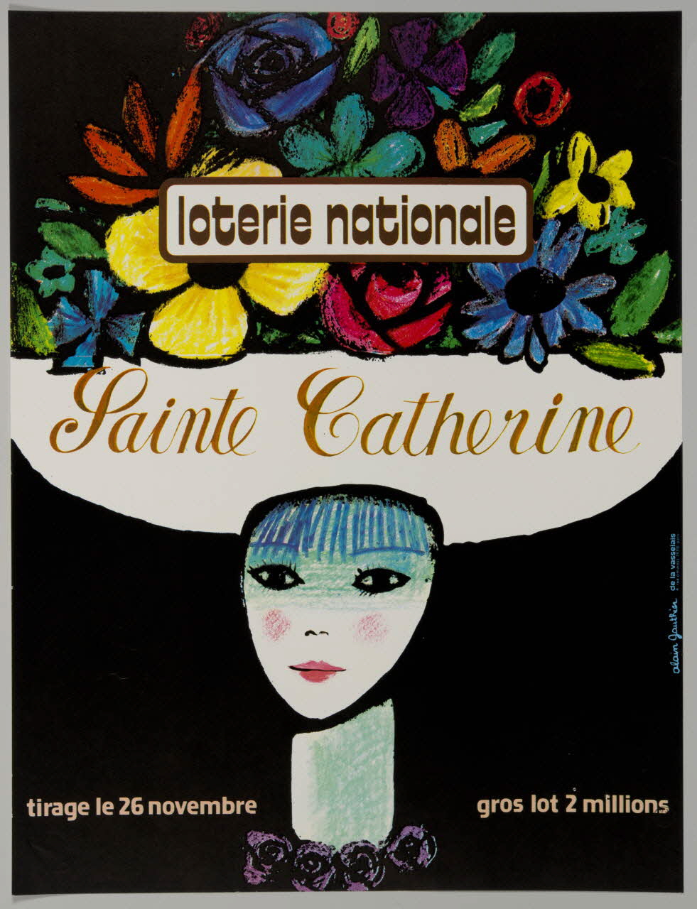 estampe loterie nationale  Sainte Catherine 1975.103.132 Photo