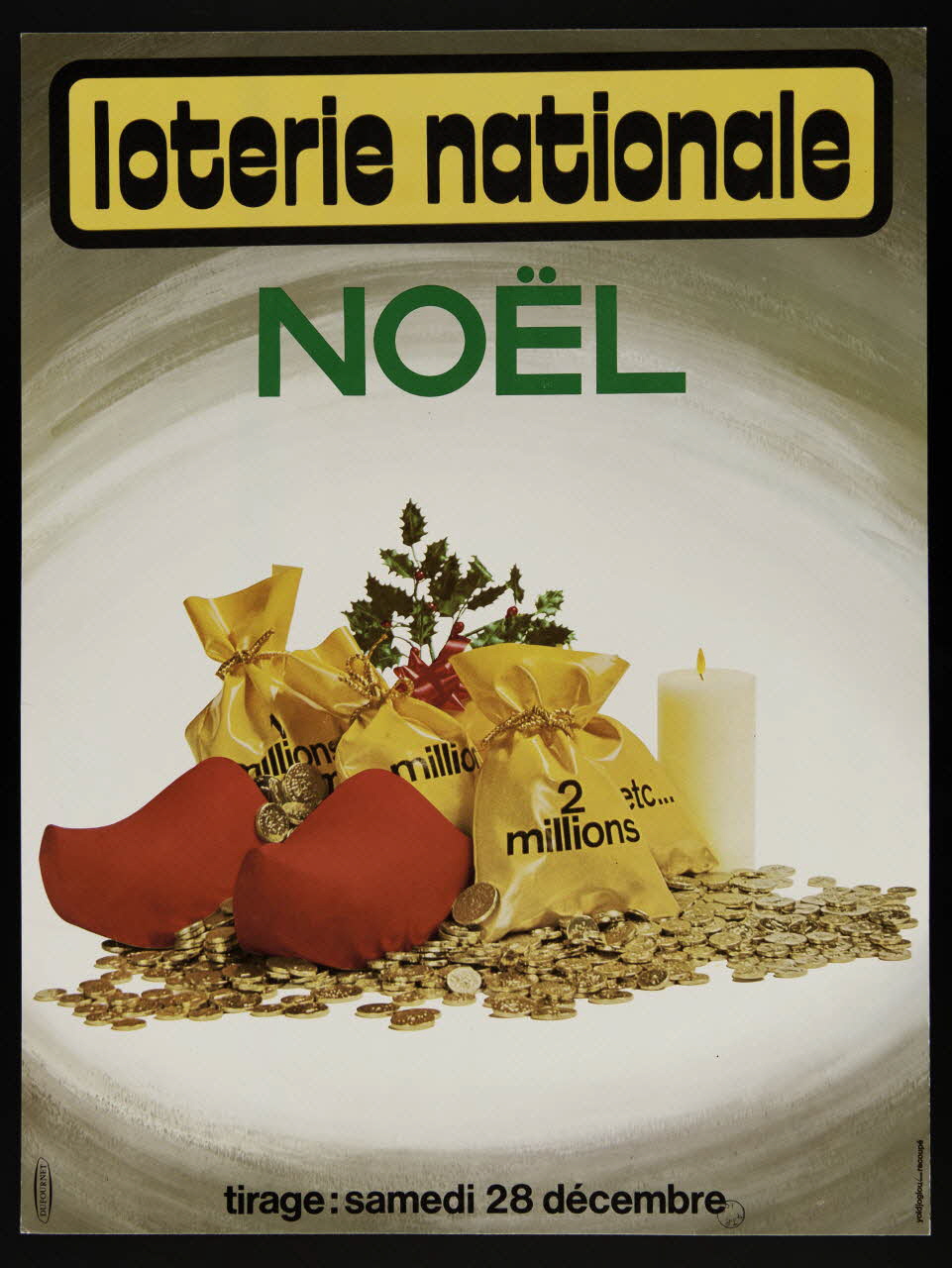 estampe loterie nationale  NOËL 1975.103.140 Photo
