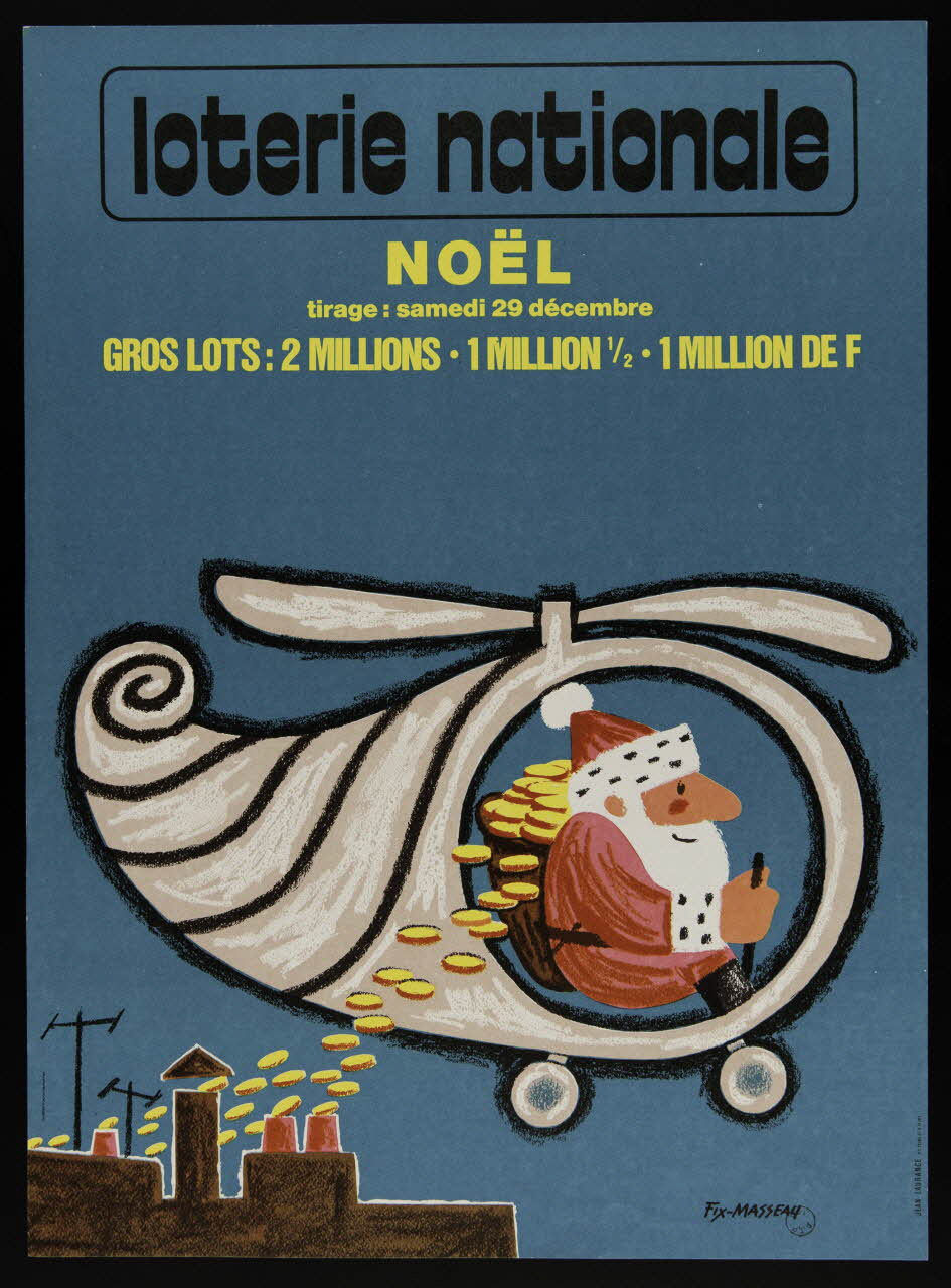 estampe loterie nationale  NOËL 1975.103.142 Photo