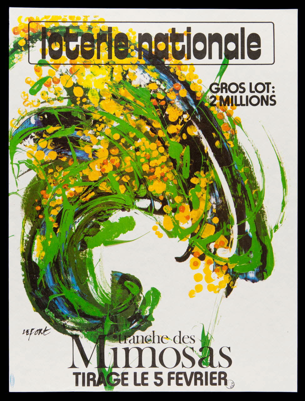 estampe loterie nationale 1975.103.20 Photo