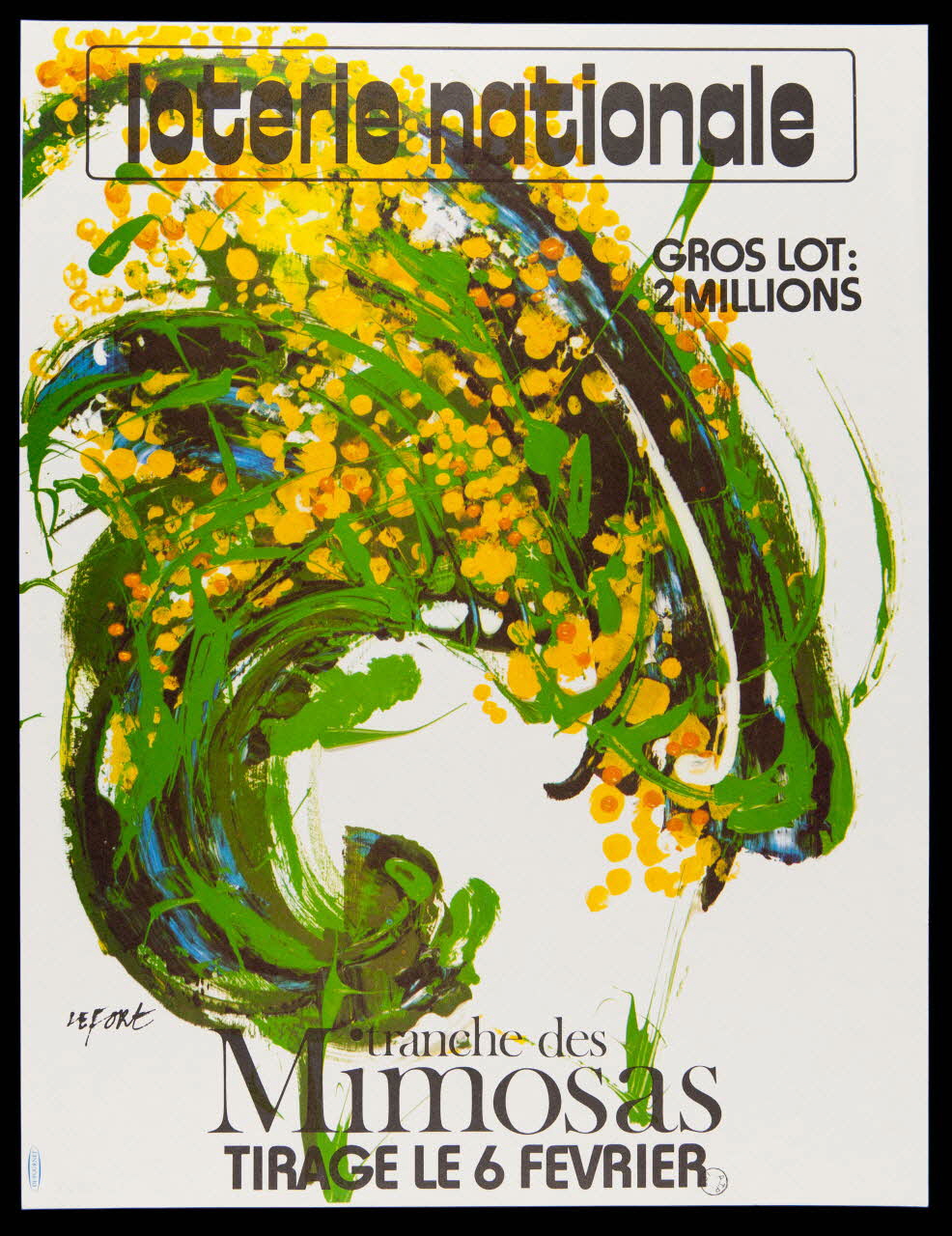 estampe loterie nationale 1975.103.21 Photo