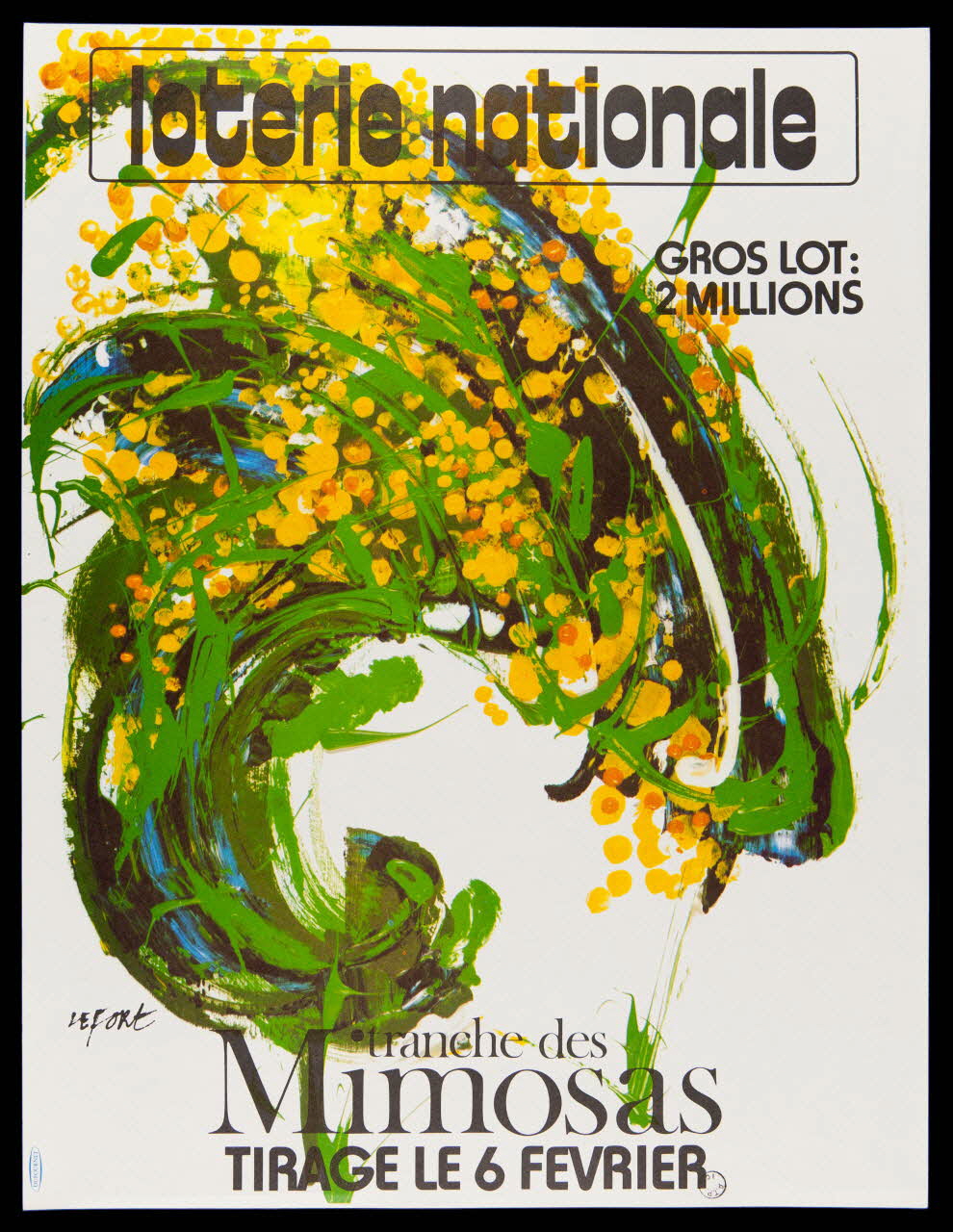estampe loterie nationale 1975.103.22 Photo