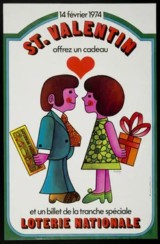 estampe ST. VALENTIN  LOTERIE NATIONALE 1975.103.27 Photo