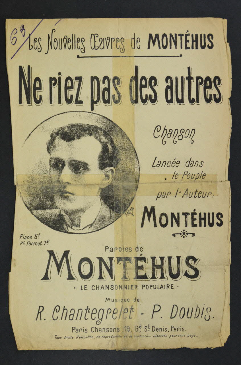 chanson petit format 1966.165.72 Photo Mucem