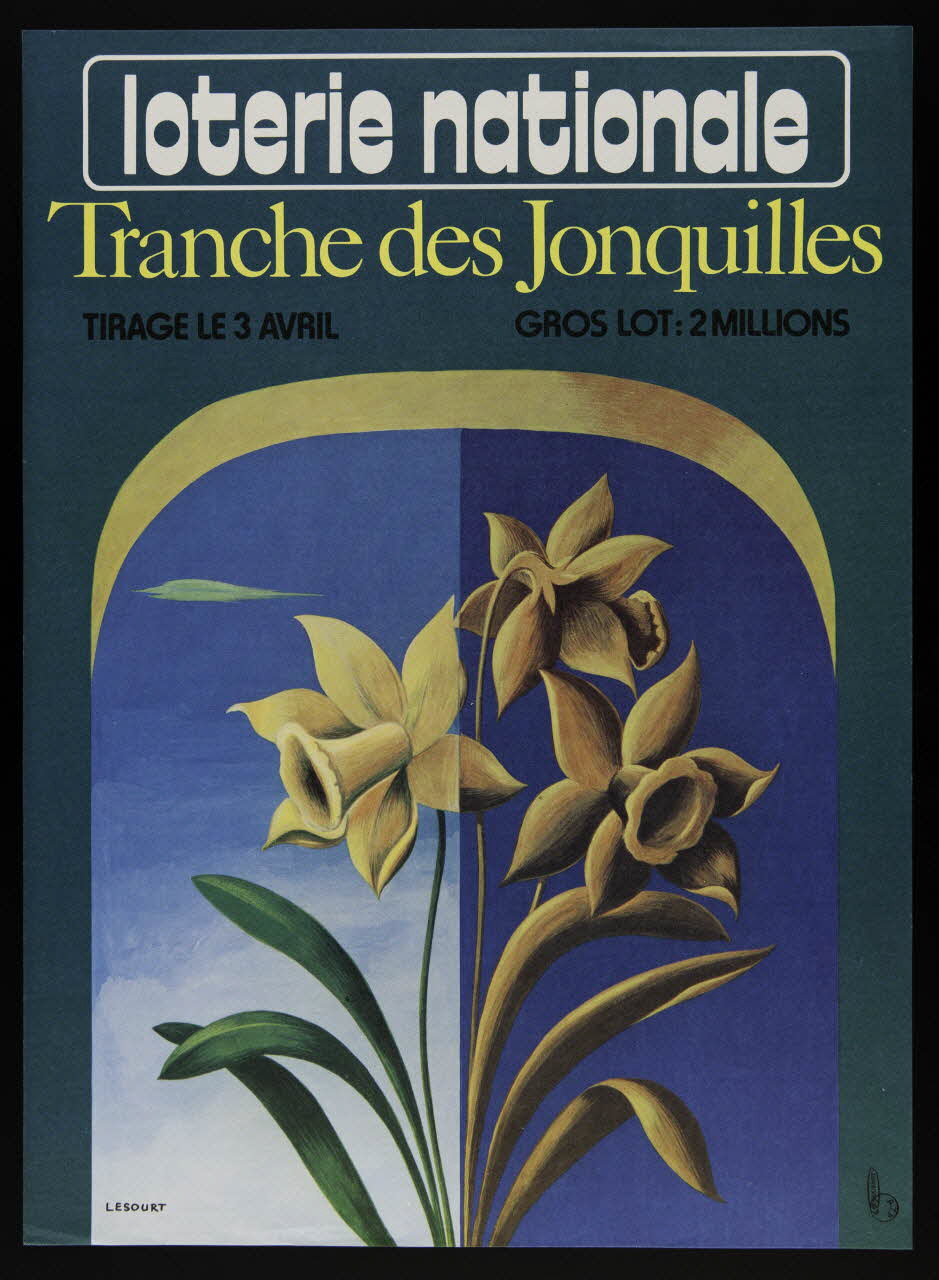 estampe loterie nationale  Tranche des Jonquilles 1975.103.46 Photo