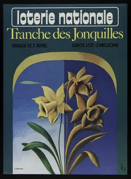 estampe loterie nationale  Tranche des Jonquilles 1975.103.46  Photo