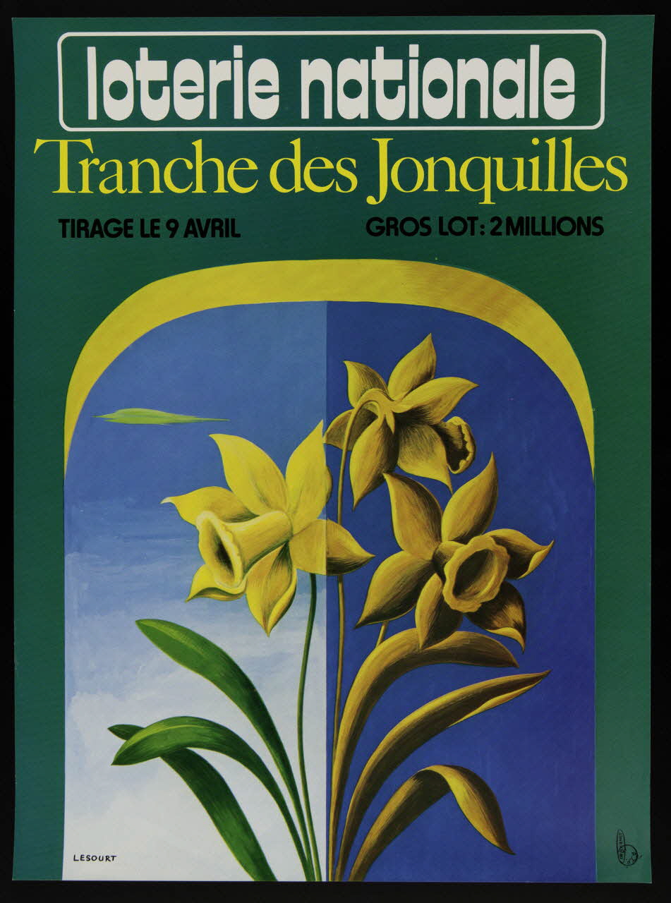 estampe loterie nationale  Tranche des Jonquilles 1975.103.47 Photo