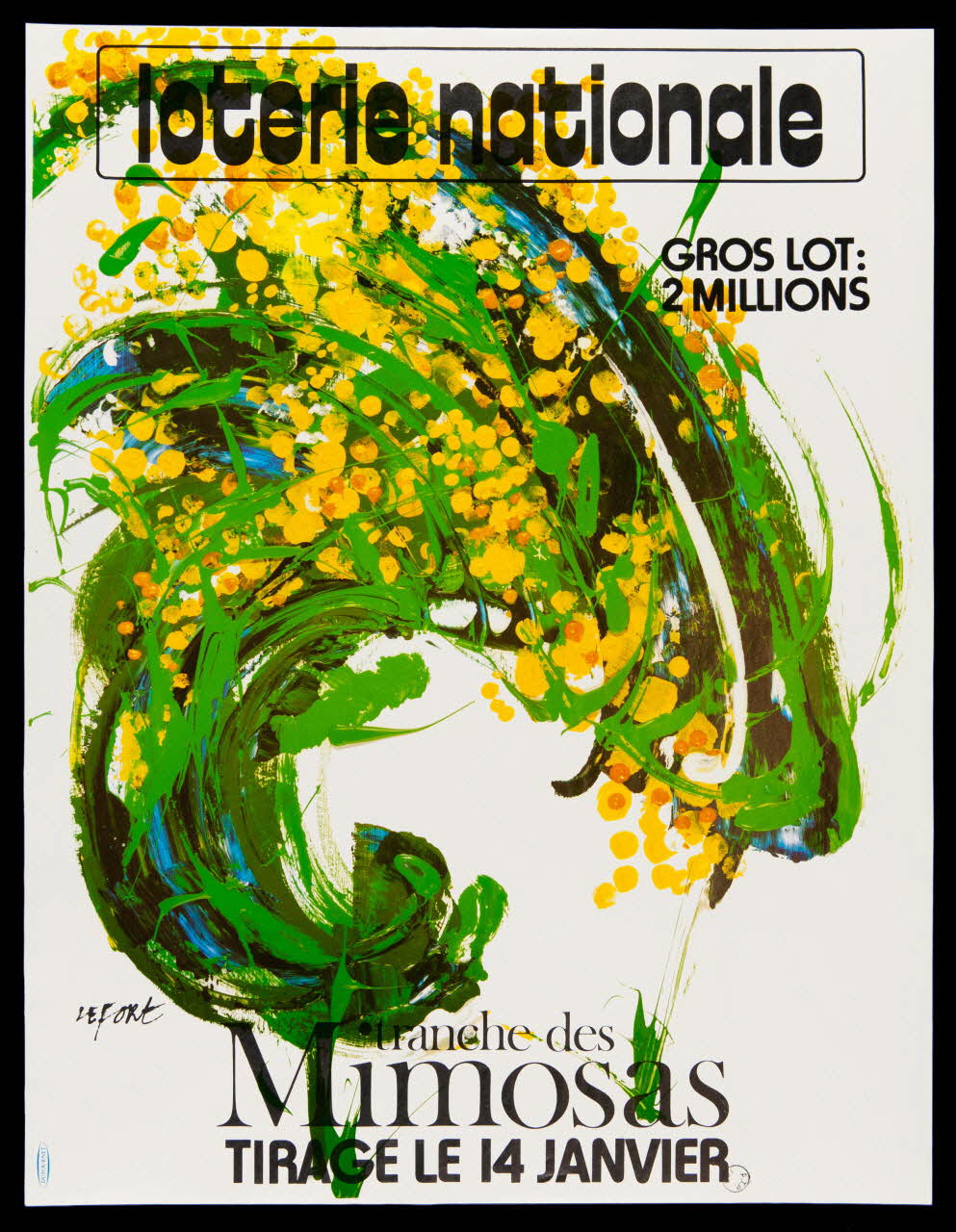 estampe loterie nationale 1975.103.8 Photo