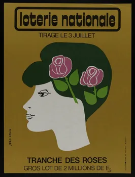 estampe loterie nationale  TRANCHE DES ROSES 1975.103.81 Photo