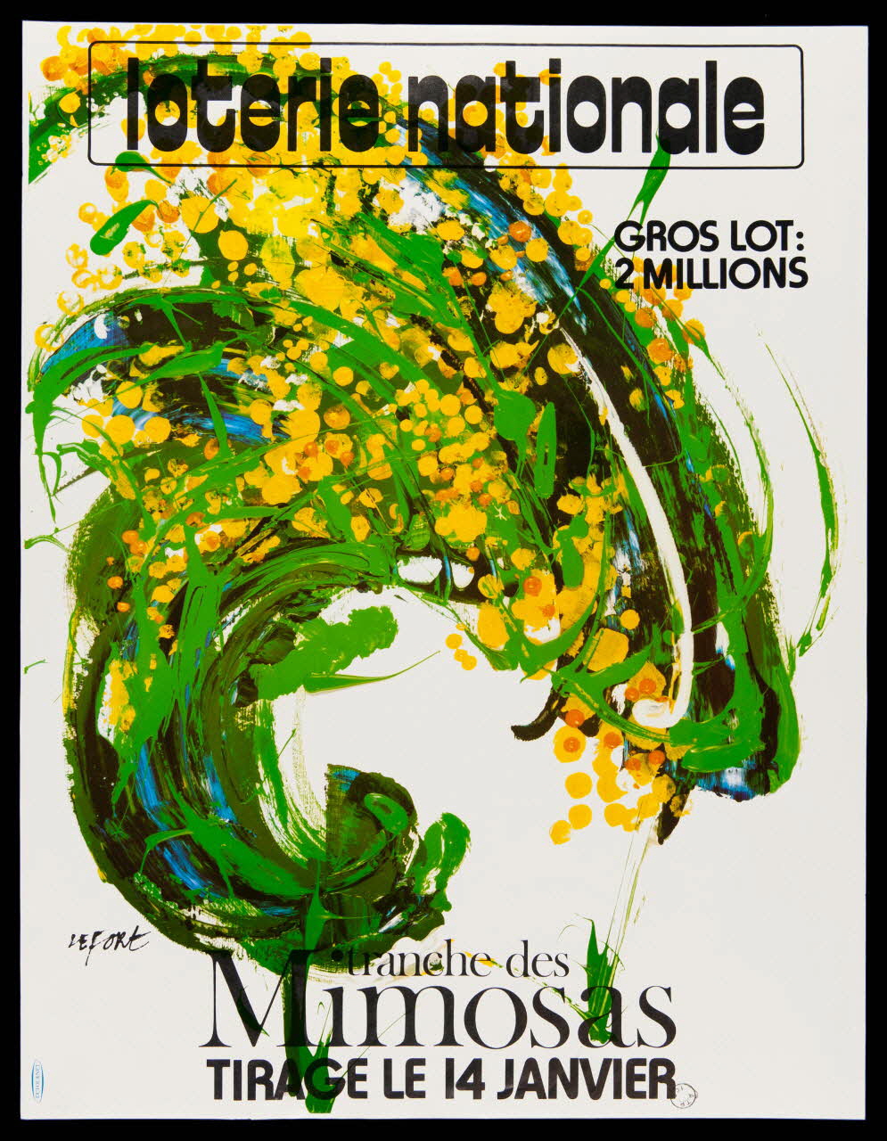 estampe loterie nationale 1975.103.9 Photo