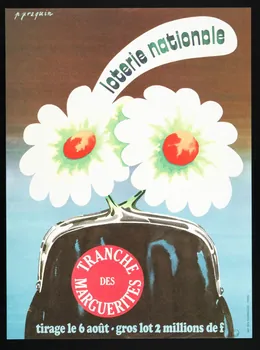 estampe loterie nationale  TRANCHE  DES  MARGUERITES 1975.103.92  Photo