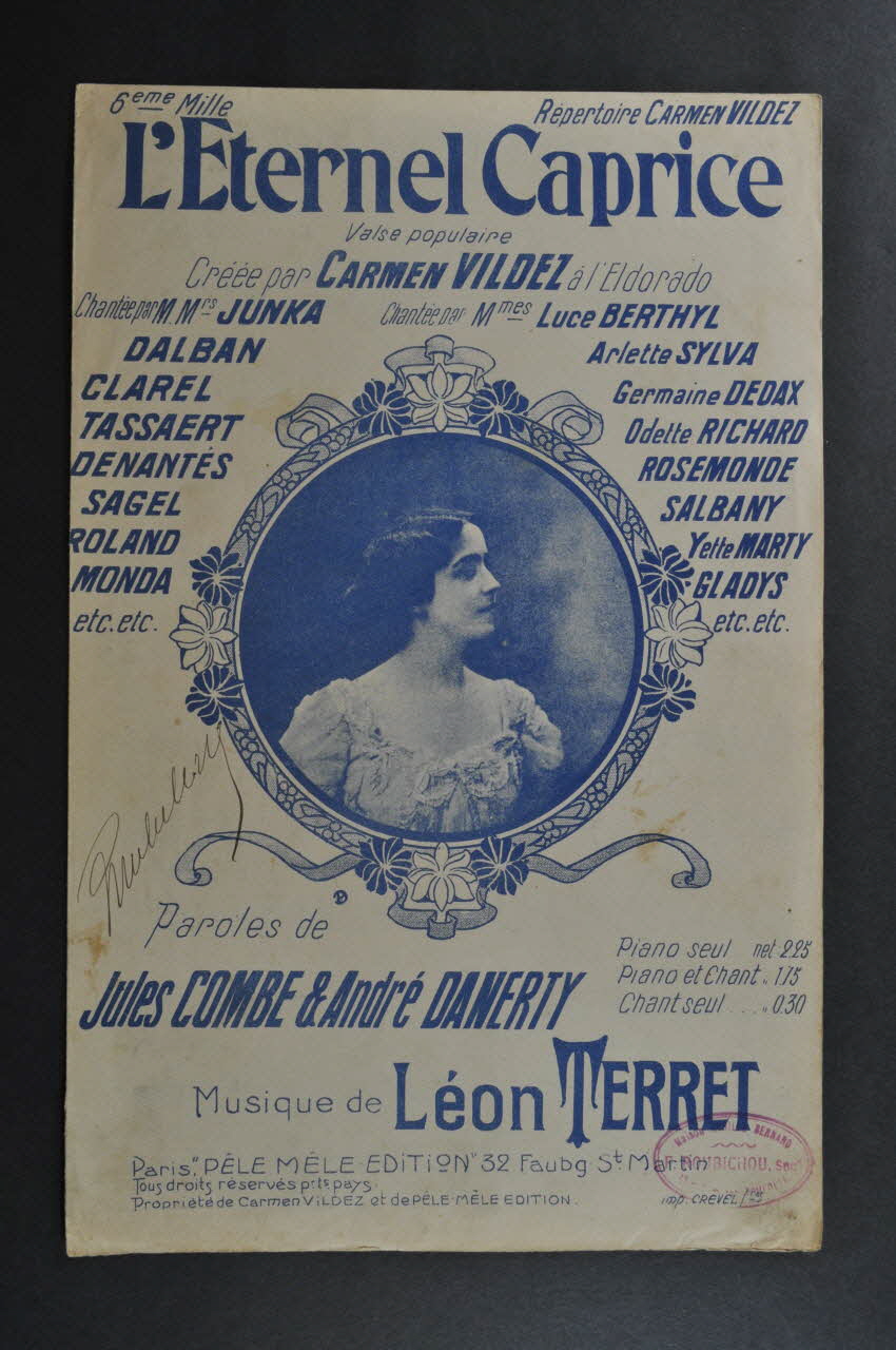 chanson petit format 1965.168.35 Photo Mucem