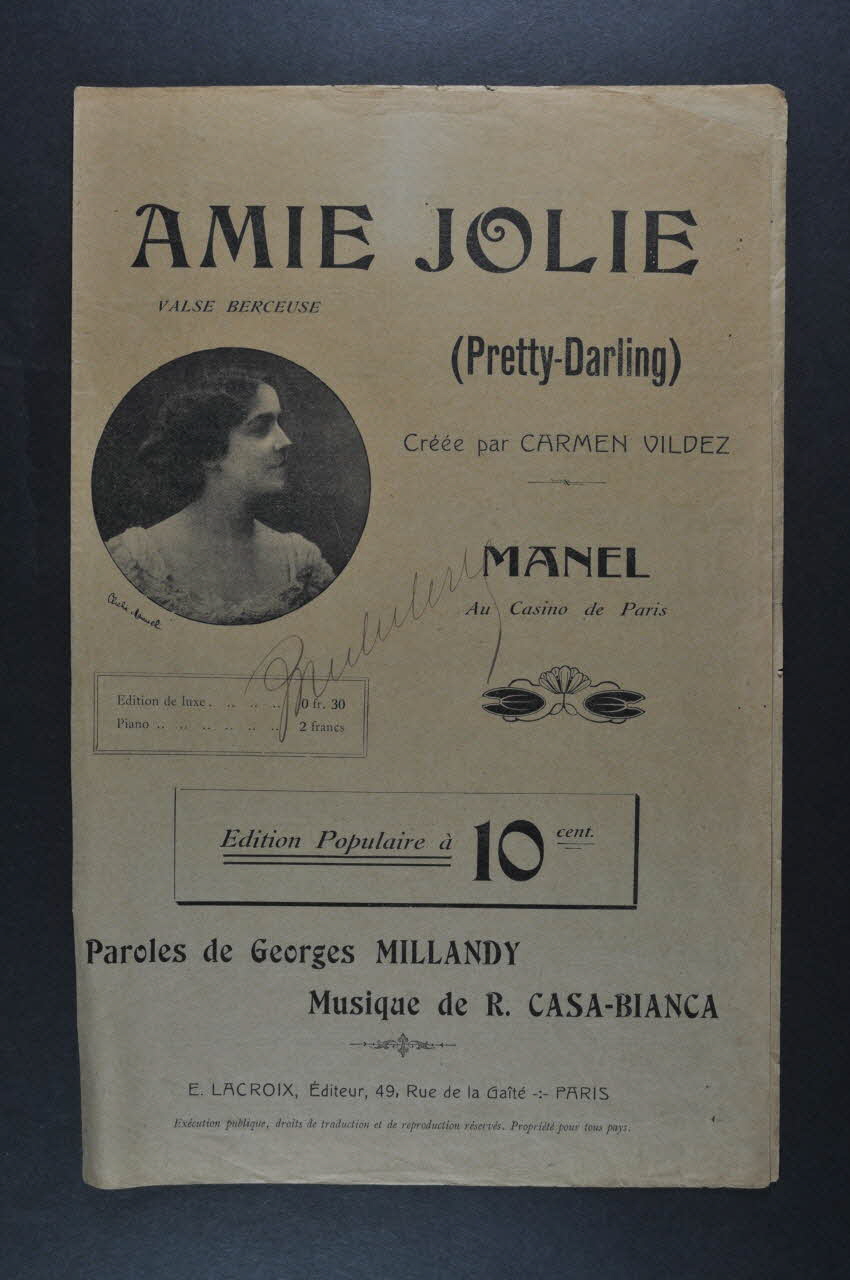 chanson petit format 1965.168.37 Photo Mucem