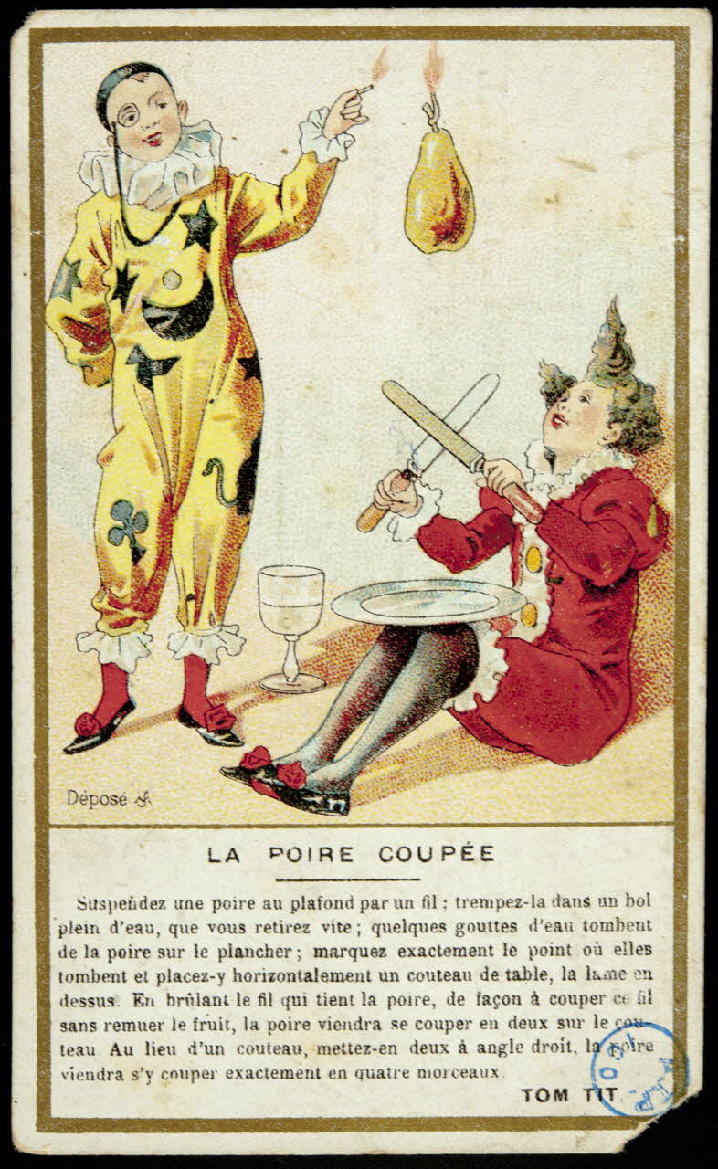 carte réclame LA POIRE COUPEE 1975.105.43 Photo