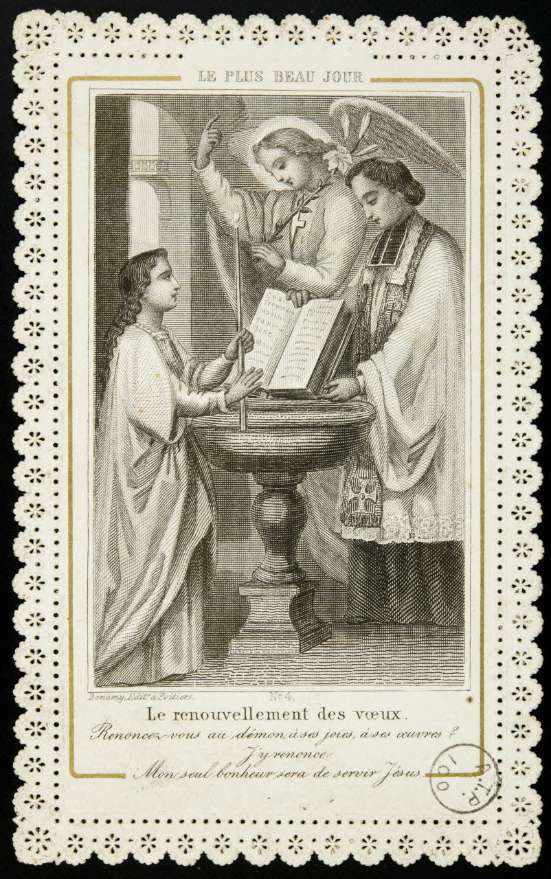 estampe Le renouvellement des voeux. 1975.15.89 Photo