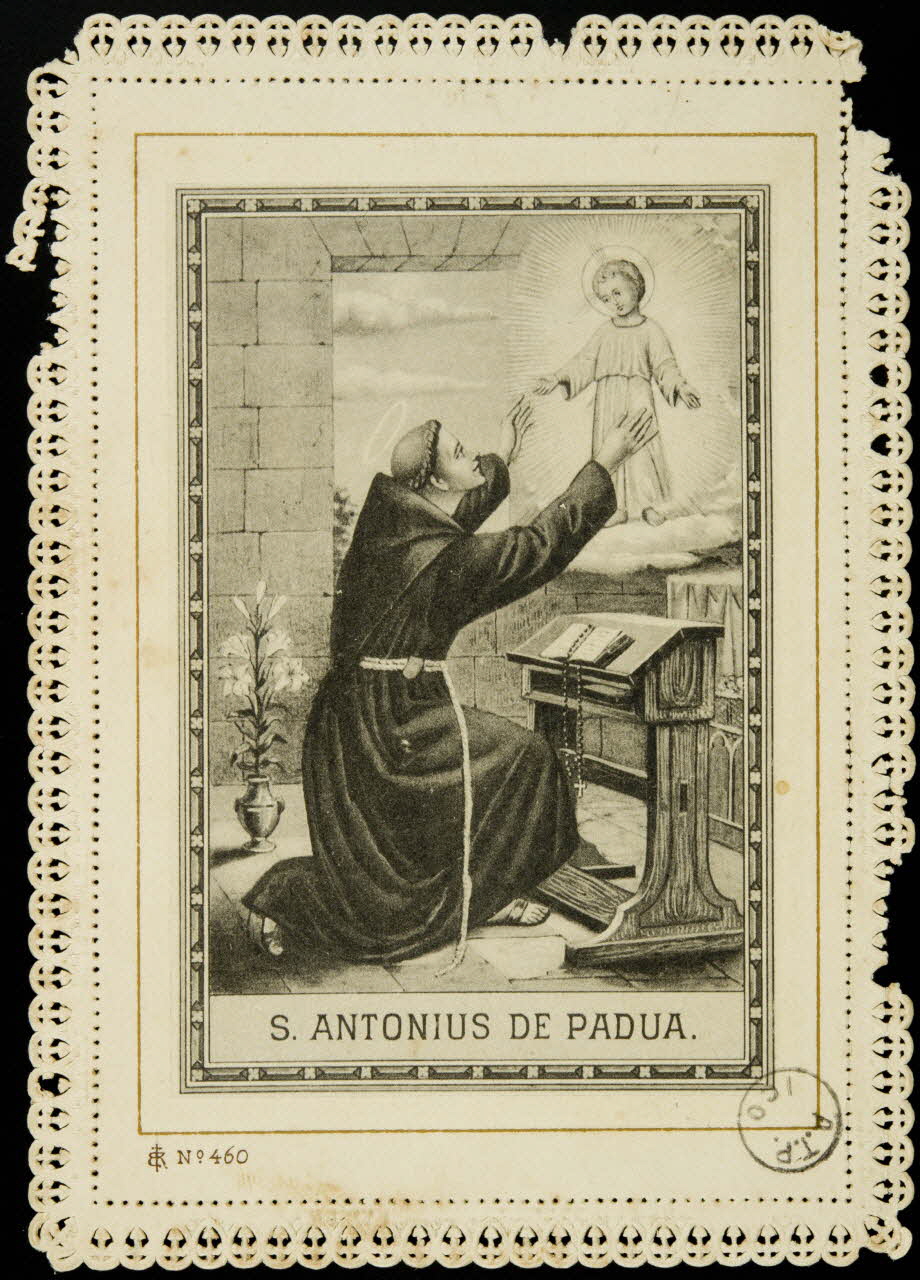 estampe S. ANTONIUS DE PADUA. 1975.15.91 Photo