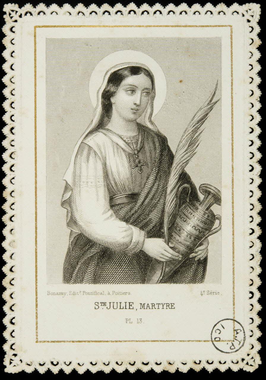 estampe STE. JULIE, MARTYRE 1975.15.94 Photo