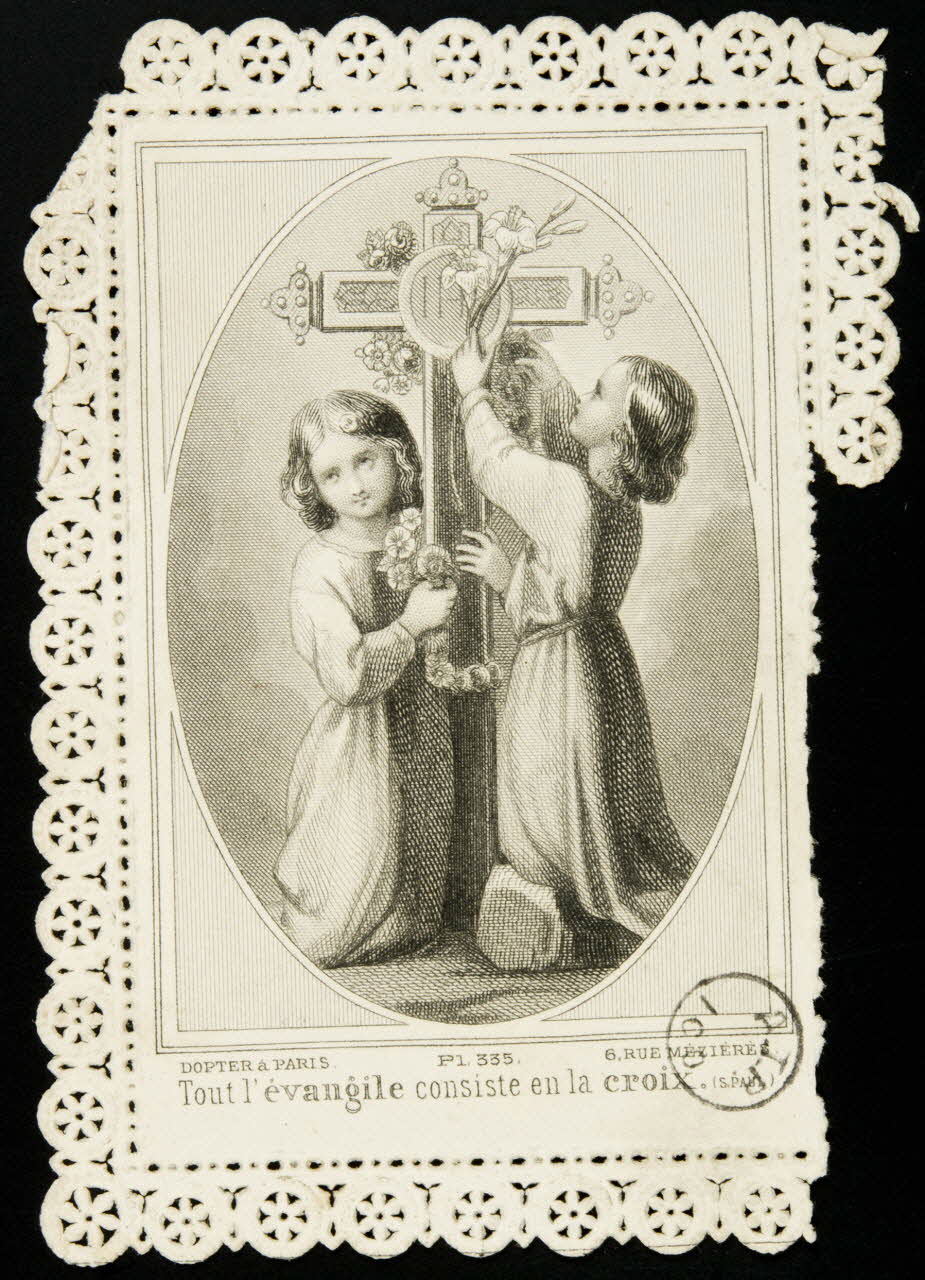 estampe Tout l'évangile consiste en la croix. 1975.15.95 Photo