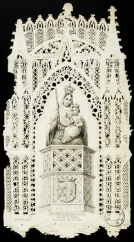 estampe NOTRE DAME DE LILLE  (dite de la Treille)  Patronne de la Ville. 1975.15.96 Photo