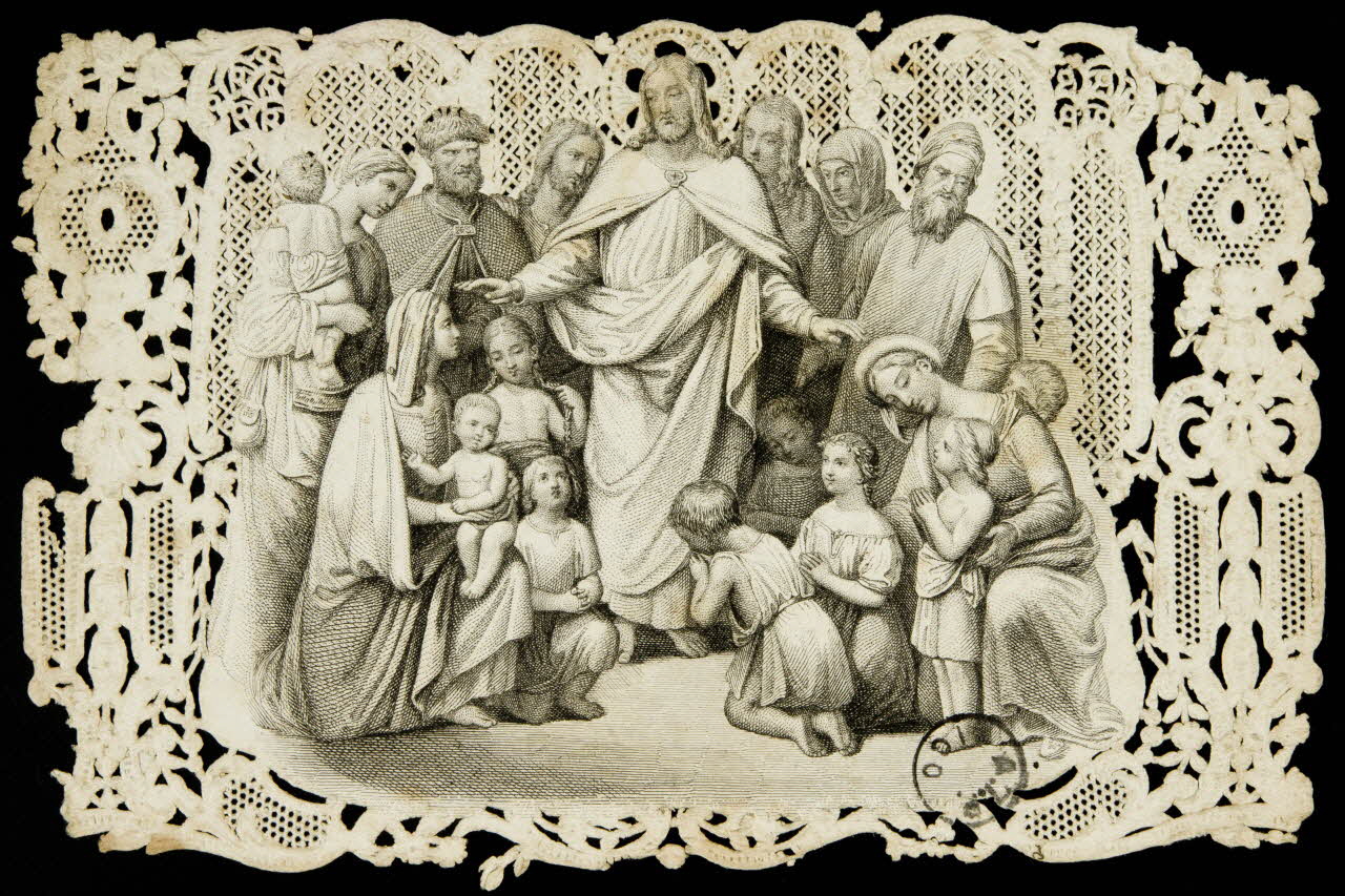 estampe Jésus bénissant les enfants 1975.15.97 Photo