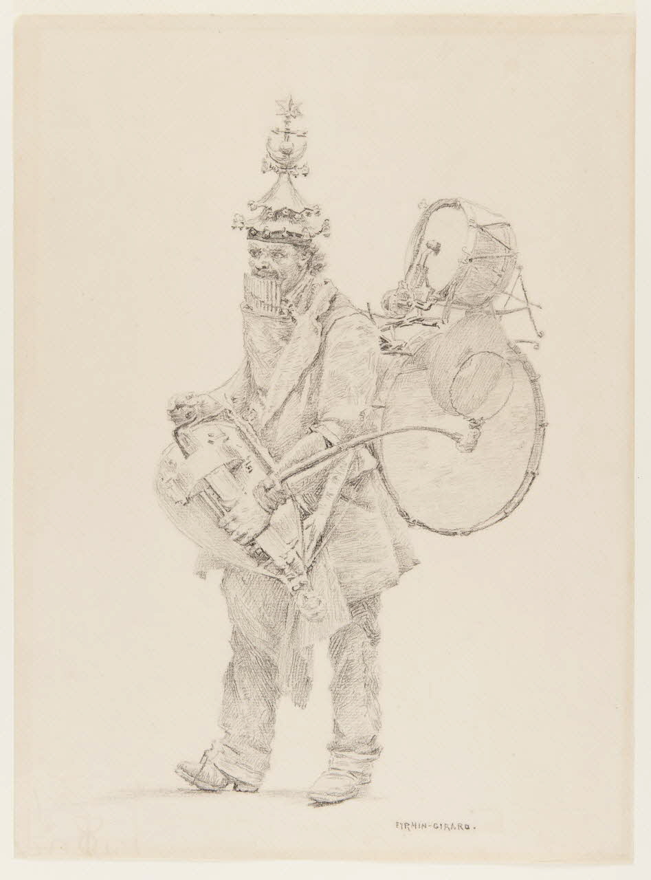 dessin Homme orchestre 1975.22.1 Photo