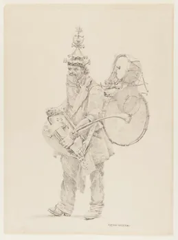 dessin Homme orchestre 1975.22.1 Photo