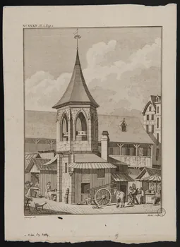 estampe Le pilori des Halles 1975.23.10 Photo