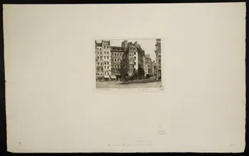 estampe RUE du REMPART 1865 1975.23.12 Photo