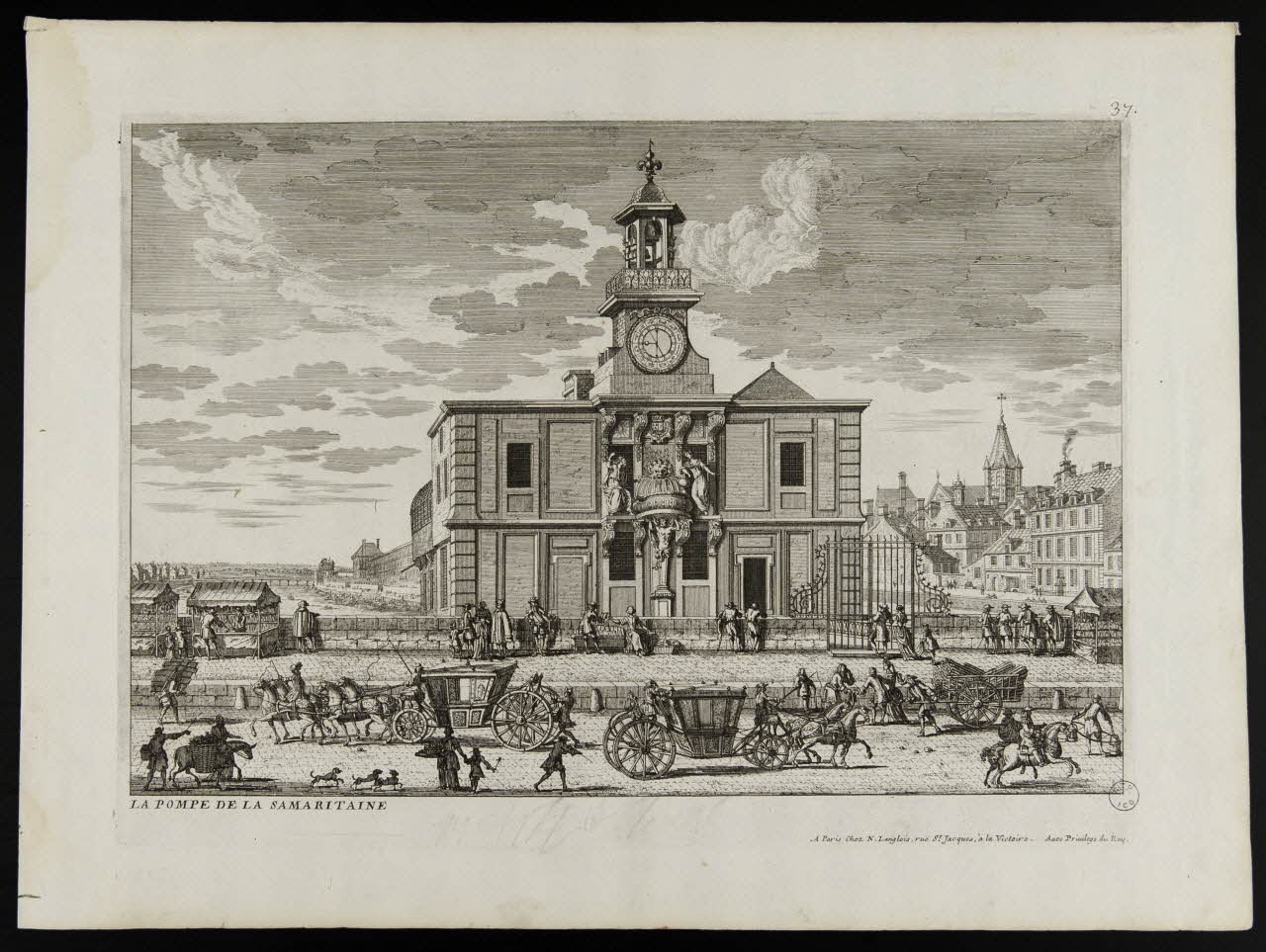 estampe LA POMPE DE LA SAMARITAINE 1975.23.14 Photo