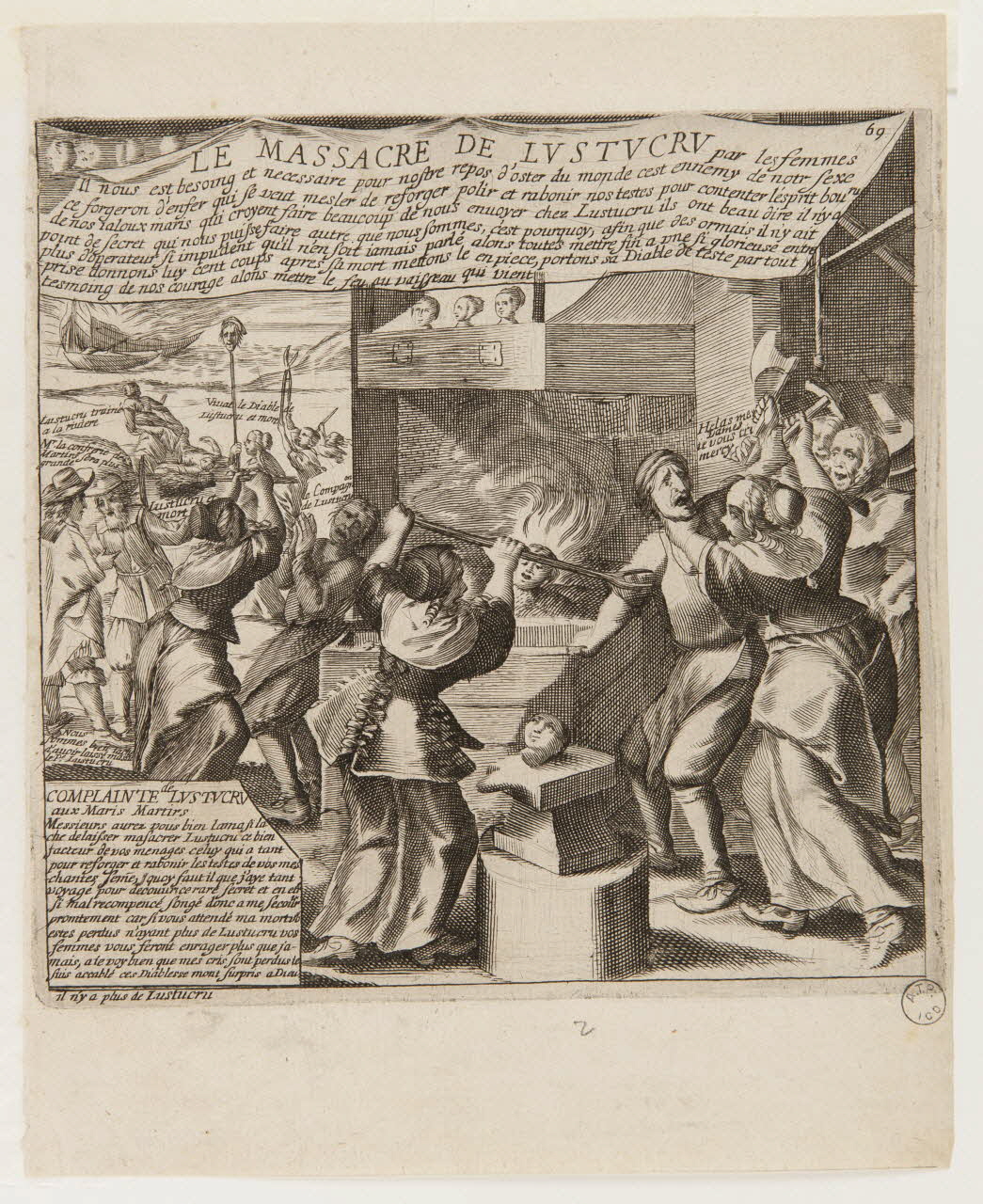 estampe LE MASSACRE DE LUSTUCRU 1975.23.25 Photo