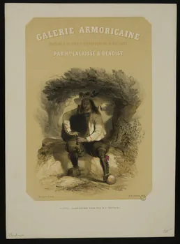 estampe GALERIE ARMORICAINE  COSTUMES ET VUES PITTORESQUES DE LA BRETAGNE. 1975.23.38  Photo