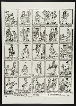 suite de figures (5x5) Cris de paris 1975.23.40 Photo