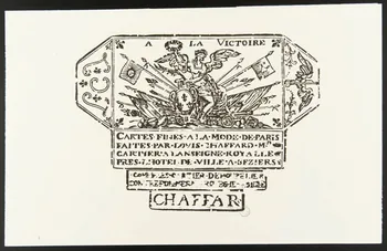 estampe A LA VICTOIRE 1975.23.41 Photo