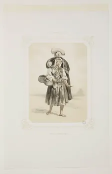 estampe LA NORMANDIE ILLUSTREE  PÊCHEUSE MONTOISE. (Manche.) 1975.23.44 Photo