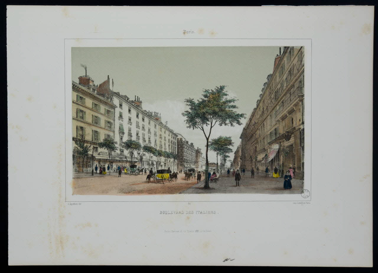 estampe BOULEVARD DES ITALIENS. 1975.23.5 Photo