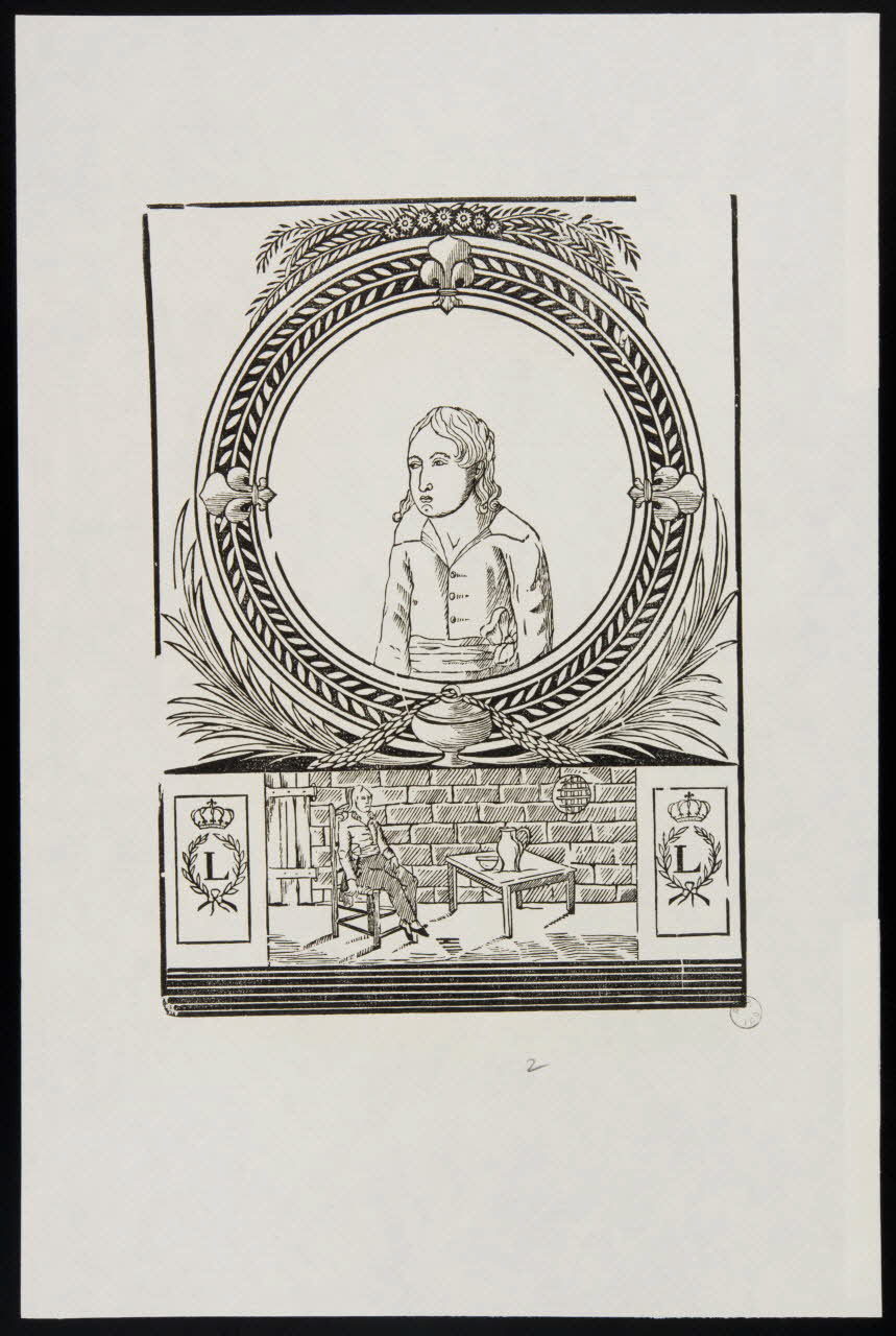 imagerie ancienne Portrait de Louis XVII, surnommé l'Ange des Prisons 1975.23.57 Photo