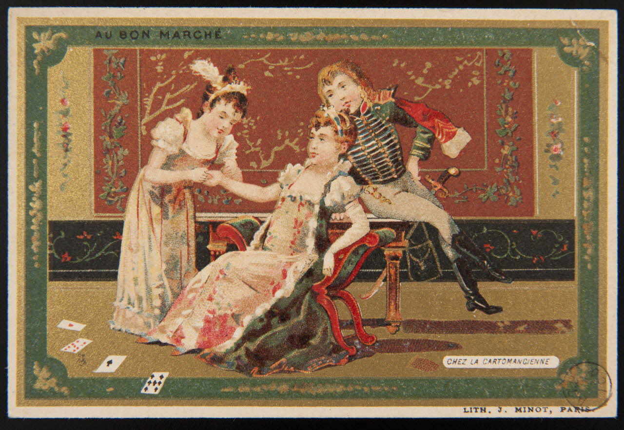 carte réclame CHEZ LA CARTOMANCIENNE 1975.3.117 Photo