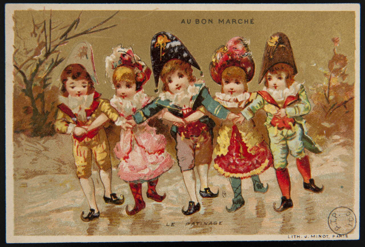 carte réclame LE PATINAGE 1975.3.124 Photo