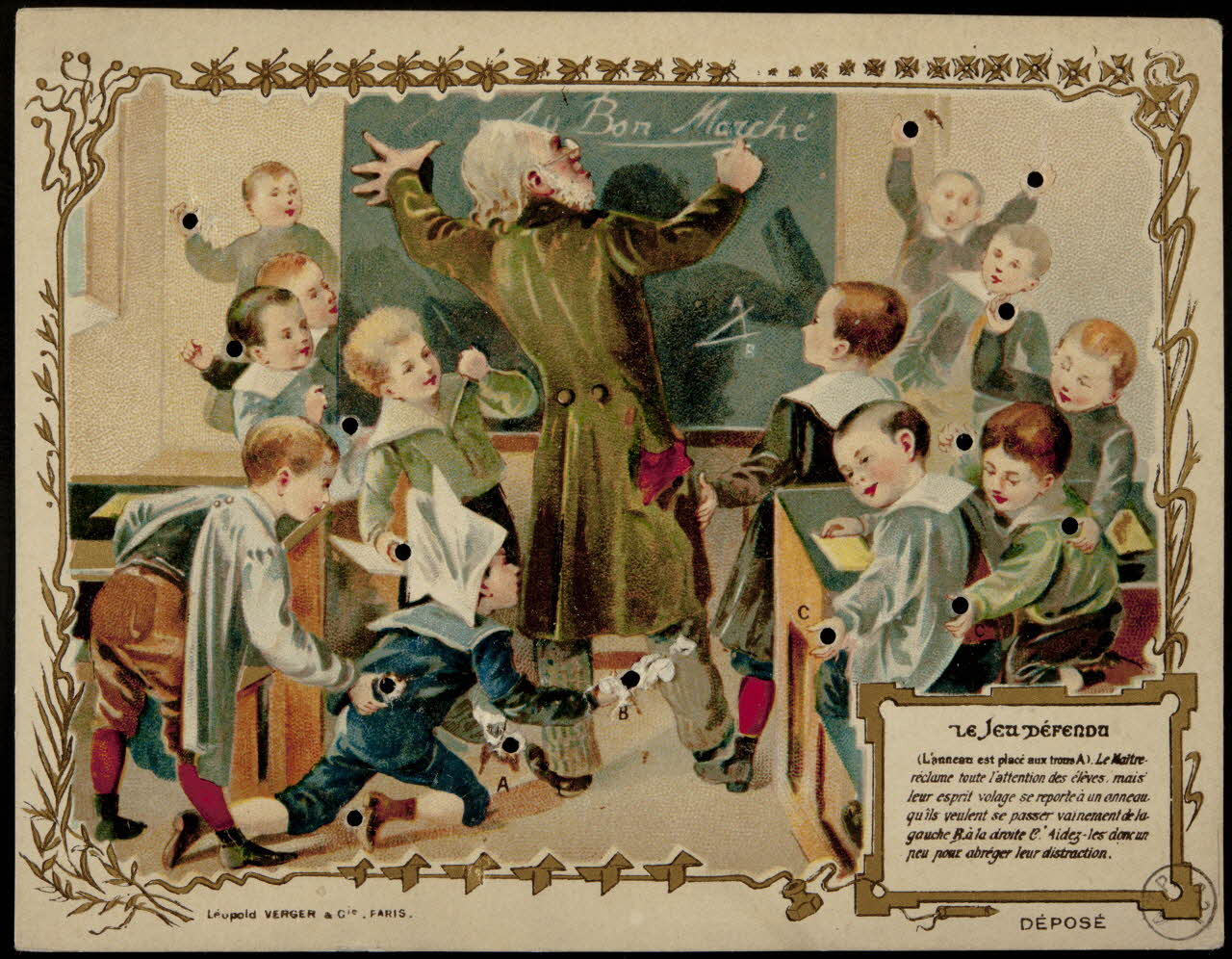 Verger ; E.Till et fils carte réclame chromo Paris 1878-1914 1975.3.138 Photo