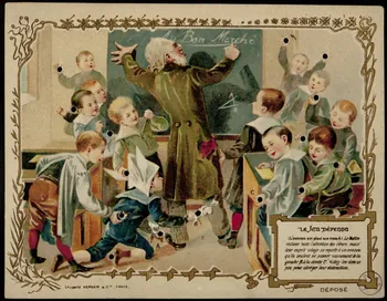 Verger ; E.Till et fils carte réclame chromo Paris 1878-1914 1975.3.138  Photo