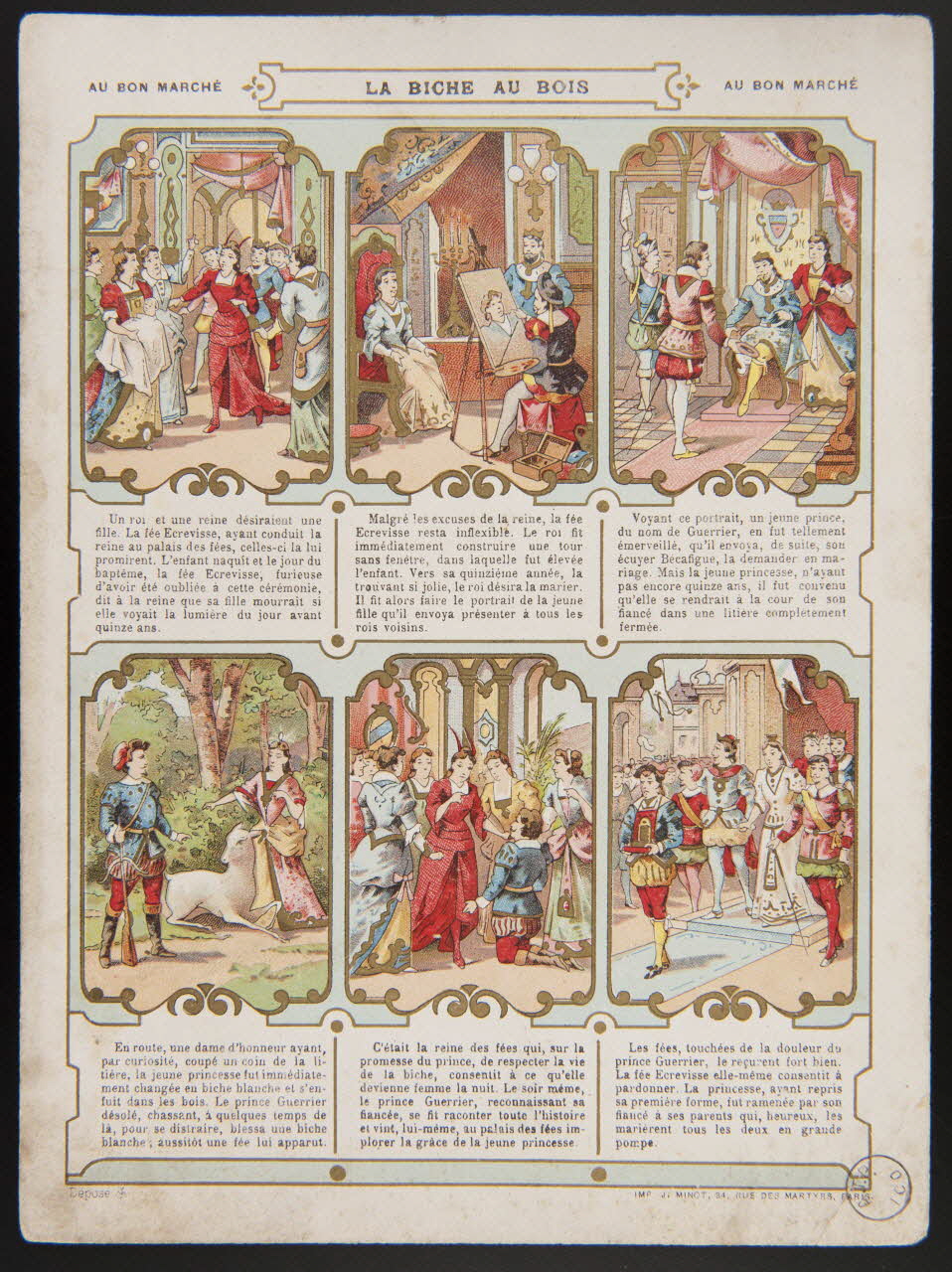 carte réclame LA BICHE AU BOIS 1975.3.156 Photo