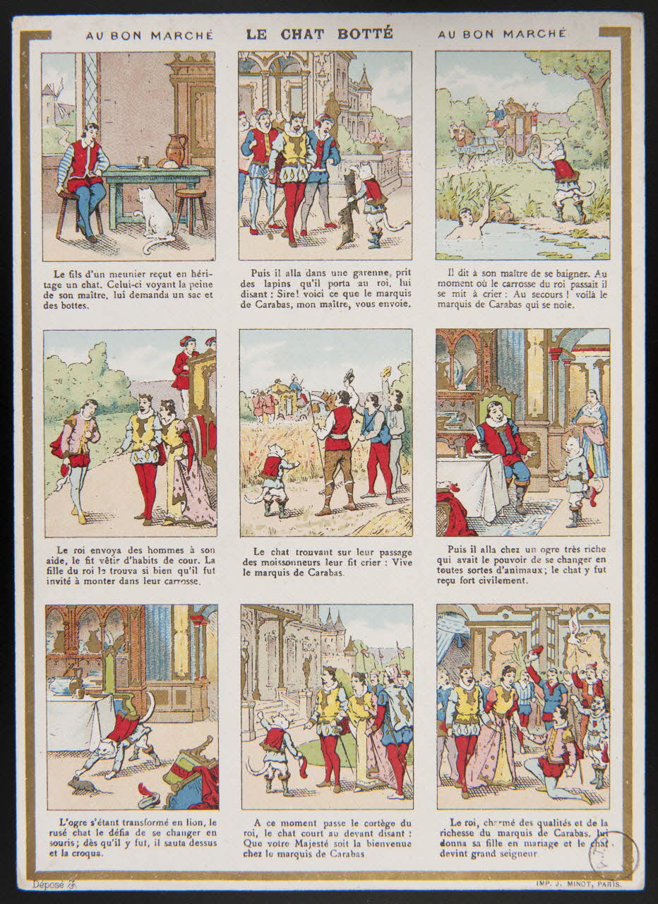 carte réclame LE CHAT BOTTE 1975.3.159 Photo